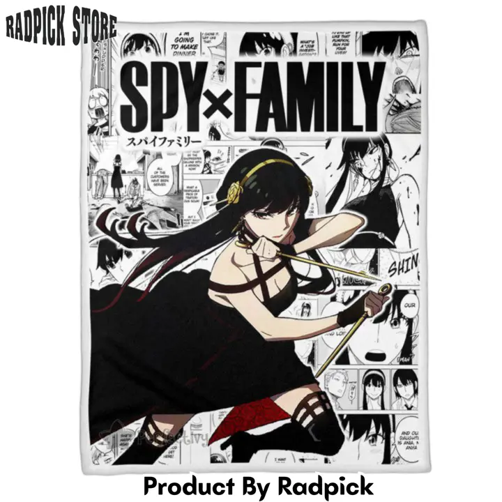 Yor forger blanket custom manga style gifts for fans  rp0156412